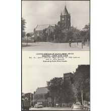 St John's Church, Ealing, Middlesex, 1974 - Ealing Library Service RP Postcard