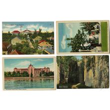 4 postcards lot Bahamas Nassau Government House hotel Queen's Staircase