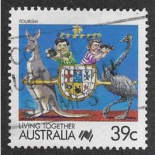 AUS 1988 39c 'LIVING TOGETHER - TOURISM' FINE USED (EBID67-176)