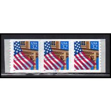 2915A 32c U.S. Flag Over Porch Fine MNH PNC 89899/3 10x10 PA3540