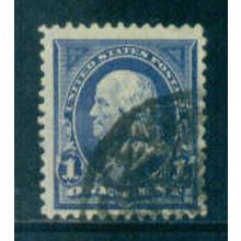 Used 264 1c Benjamin Franklin Fine Plus M02798