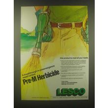1985 Lesco Pre-M Herbicide Ad - A Breakthrough