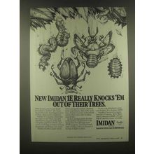 1985 Stauffer Imidan 1E Insecticide Ad - Knocks 'Em Out