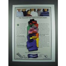 2001 Lands End Turtleneck Shirt Fashion Ad!