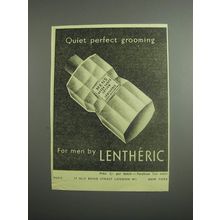 1948 Lentheric Men's After Shave Lotion Ad - Quiet perfect grooming