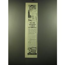 1953 Clorox Bleach Ad - There's added health protection in a bathroom