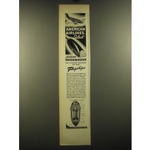 1938 Sunbeam Shavemaster Ad - American Airlines Select Sunbeam Shavemaster