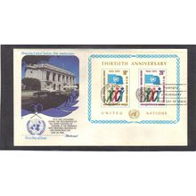 FDC Fleetwood 262 Souvenir Sheet (Cachet-U/A) CV00393