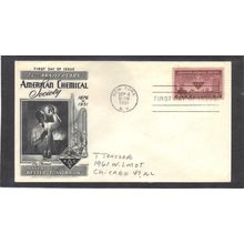 FDC Fleetwood 1002 3c Chemical Society (Cachet-Penciled/A) CV40711