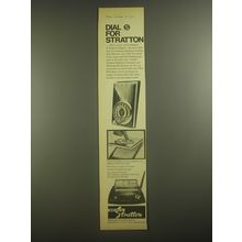 1967 Stratton Dialpad Ad - Dial S for Stratton