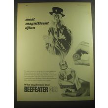 1967 Beefeater Gin Ad - Most magnificent djinn