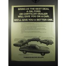 1971 AMC Sportabout, Gremlin, Hornet and Javelin Ad - Bring us the best deal