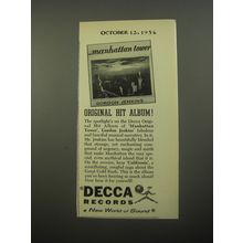 1956 Decca Records Ad - Gordon Jenkins - Original Hit Album