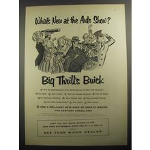 1956 Buick Cars Ad - What's new at the Auto Show?