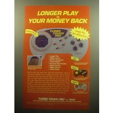 1993 Triax Turbo Touch 360 Video Game Controller Advertisement