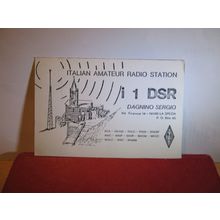 QSL card DAGNINO SERGIO, ITALY 1987 =