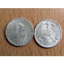 Austria 1954 2 Groschen Coin