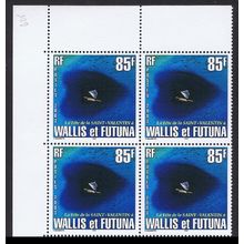 Wallis and Futuna St Valentine's Day Top Block of 4 2003 MNH SG#818 Sc#564