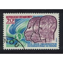 Dahomey Intl Labour Organisation 1969 CTO SG#360 MI#376 Sc#258