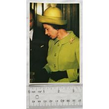 old postcard The Queen in Yugoslavia, October 1972