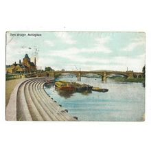 Trent Bridge, Nottingham, Postcard.