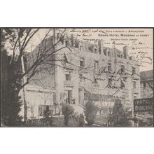Grand Hotel Moderne en Foret, Arcachon, 1912 - Publicité CPA