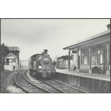 Engine No 31324 at Hawkhurst Station, c.1980s - Joanes Postcard