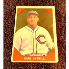 1969 Fleer # 71 Earl Averill Outfield Cleveland Insians 3.0 VG (HOF)
