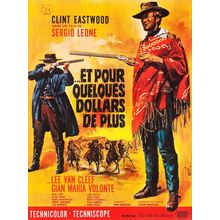 For a Few Dollars More (1966)_2 Movie Film Poster Canvas iconic design