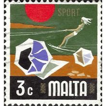 MALTA, Sport, green 1958, 3c