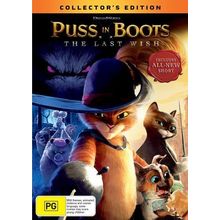 Puss in Boots: The Last Wish DVD | Antonio Banderas | Region 2 & 4