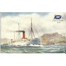 Union-Castle Line SS DUNVEGAN CASTLE Tuck Oilette Postcard (9133)