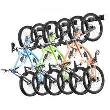 Bike Storage Rack, 6 Bike Racks and 3 Helmets Hooks, Wall Mount Bike Storage...