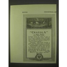 1922 Binney & Smith Crayola Crayons Ad - Quick Medium