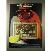 1976 Grand Marnier Liqueur Ad - La Margarita Grande