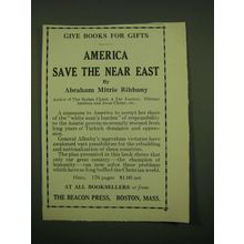1918 The Beacon Press Ad - Give Books for Gifts