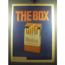 1974 Winston Cigarettes Ad - The Box