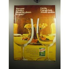 1973 Cascade Dishwasher Detergent Ad - Your roast is perfect.