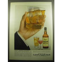1957 Laird's Apple Jack Ad - Jack's getting around