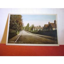 LONDON ROAD, DEVIZES, WILTSHIRE unused antique postcard by Mrs. W E Oliver #