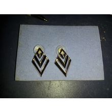Fashion Women Earrings rose gold tone pierced earrings
