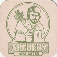 BEER MAT - ARCHERS BREWERY - BEST BITTER - (Cat No 012) - (1983)