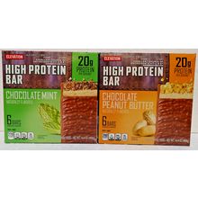 Elevation High Protein Bar Chocolate Mint & Chocolate Peanut Butter 14.4oz 408g