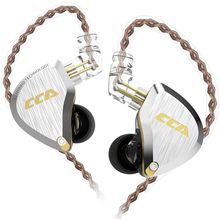 CCA C12 In-Ear Monitors, 5BA+1DD Hybrid Hifi Stereo Noise Isolating IEM Wired Ea