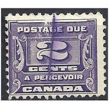 Canada 1933 D15 2c Violet Postage Due Good/Fine Used .