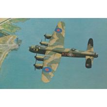 Avro Lancaster B.1 Battle Of Britain Memorial Flight PA474 Plane Photo Postcard