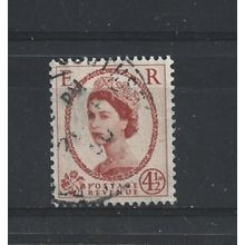 GB.SG609 4 1/2d Chestnut.Fine Used.Jul25