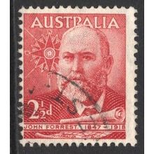 AUSTRALIA 1949: LORD JOHN FORREST, EXPLORER & WA PREMIER - 2½d USED (G4)