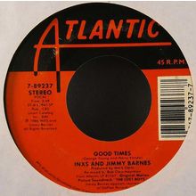 INXS & Jimmy Barnes - Good Times / Laying Down The Law Vinyl 45