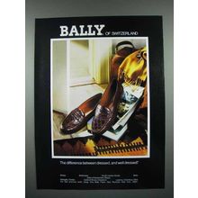 1989 Bally of Switzerland Shoes Ad - Well-Dressed